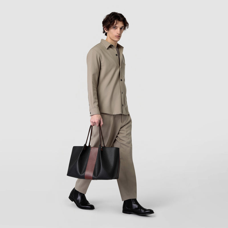 Serapian Borsa shopping secret in stepan 72 nero-cuoio