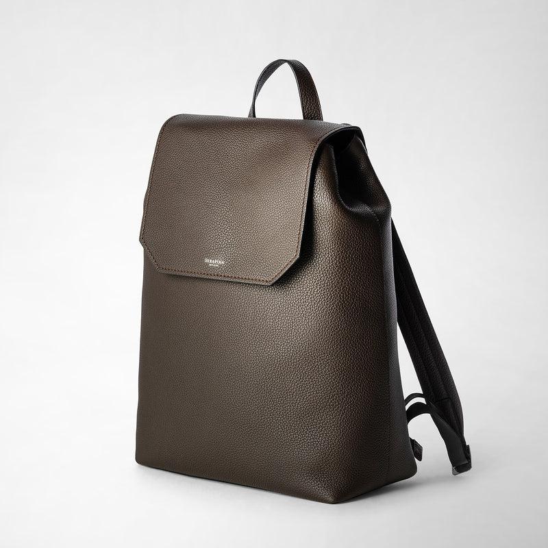 Serapian Day Backpack In Cachemire Leather Espresso