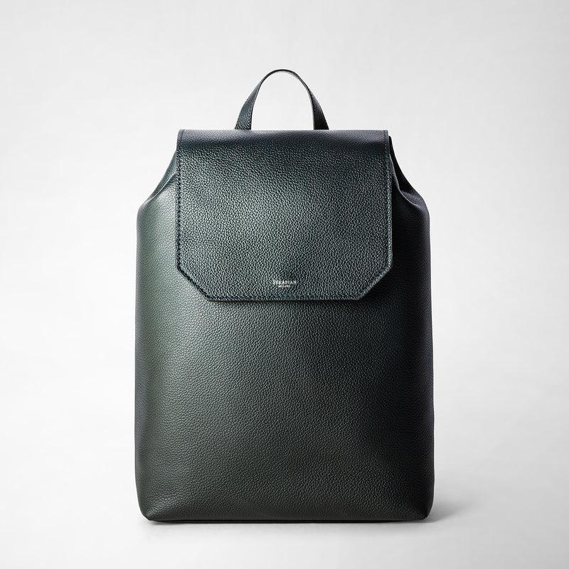 Serapian Day Backpack In Cachemire Leather Navy Blue