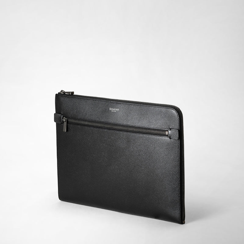 Serapian Portadocumenti In Pelle Evoluzione Nero Eclissi