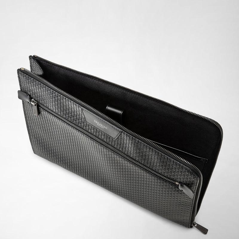 Serapian Portadocumenti In Stepan Nero-nero Eclissi