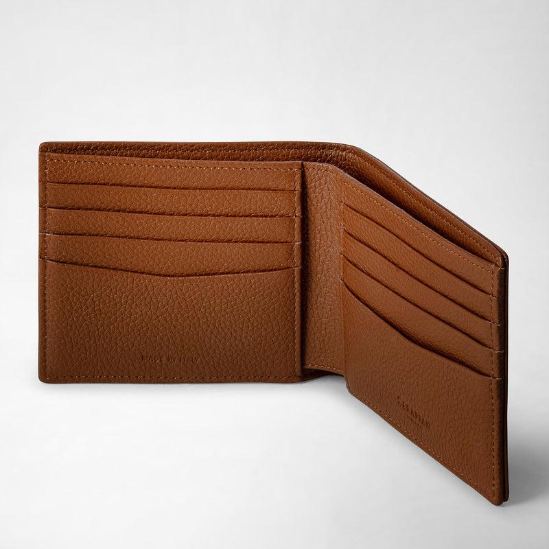 Serapian PORTAFOGLIO PER 8 CARTE IN PELLE CACHEMIRE