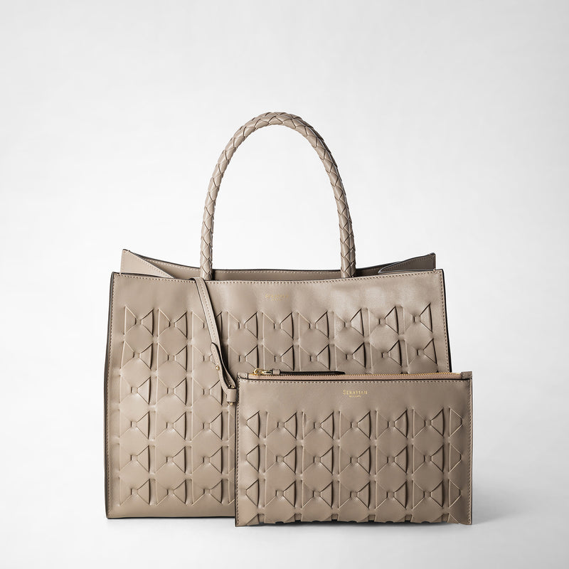 Serapian 1928 Tote Bag In Mosaico Sahara