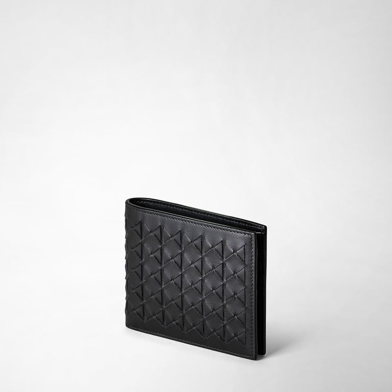 Serapian 8-card Billfold In Mosaico Black