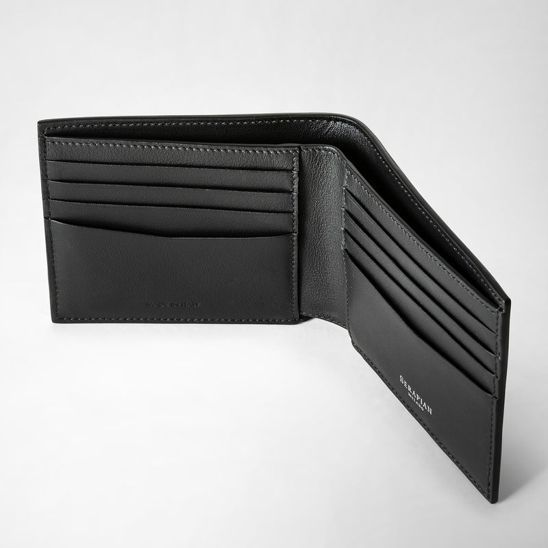 Serapian 8-card Billfold In Mosaico Black
