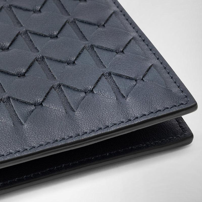 Serapian 8-card Billfold In Mosaico Navy Blue