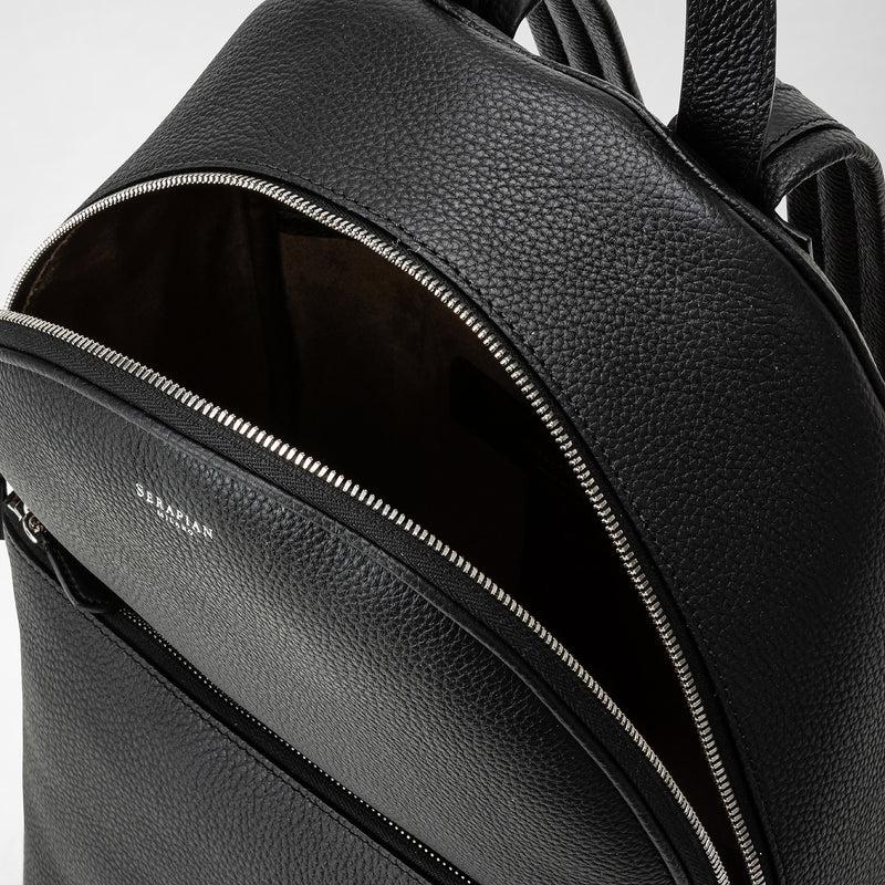 Serapian Backpack In Cachemire Leather Black