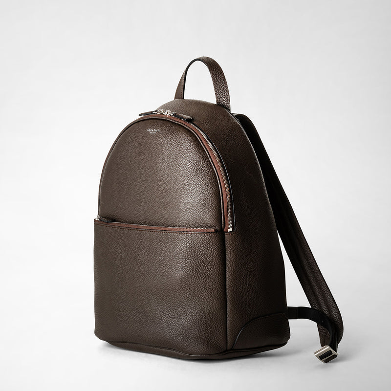 Serapian Backpack In Cachemire Leather Espresso