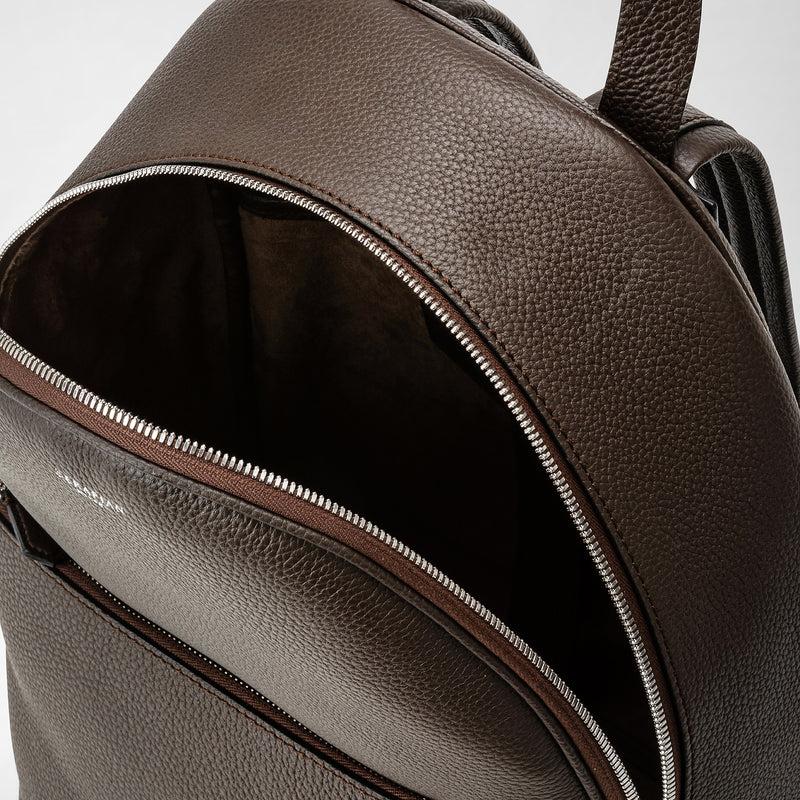 Serapian Backpack In Cachemire Leather Espresso