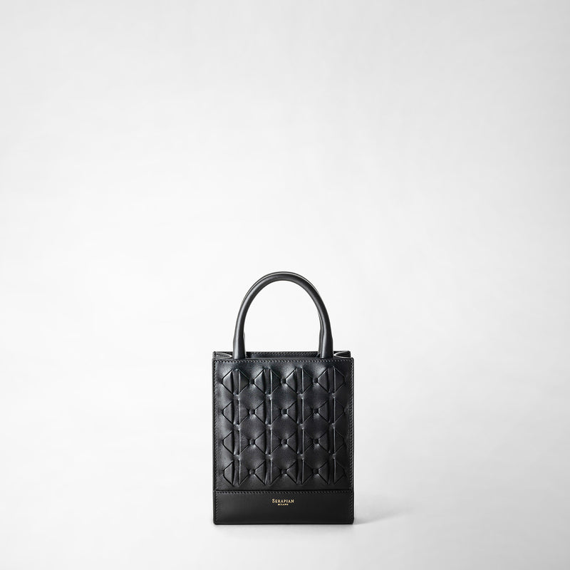 Serapian Borsa 1928 Tote Mini In Mosaico Nero