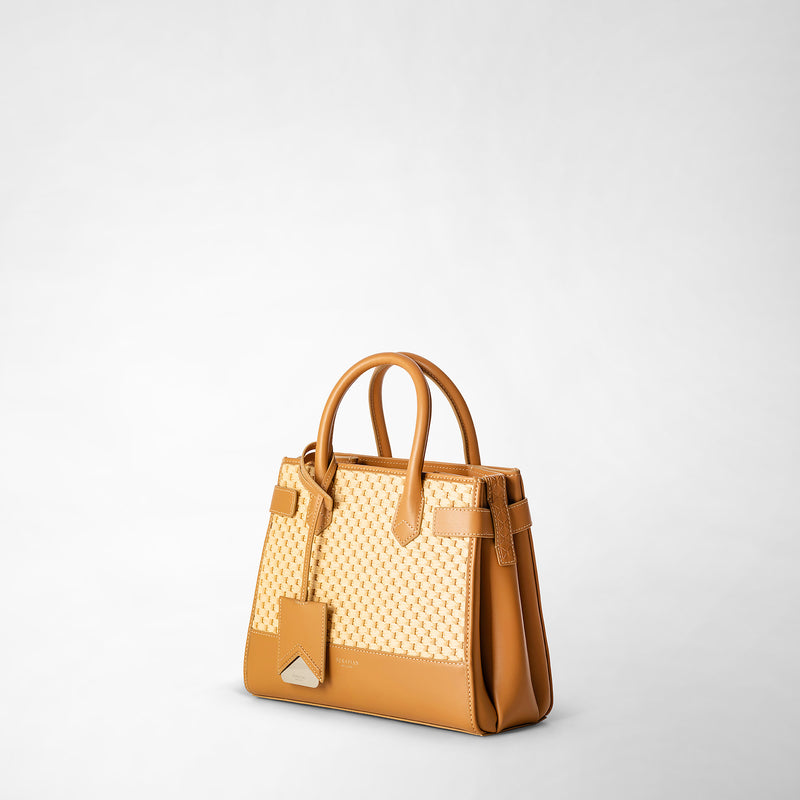 Serapian BORSA A MANO MELINÉ IN RAFFIA