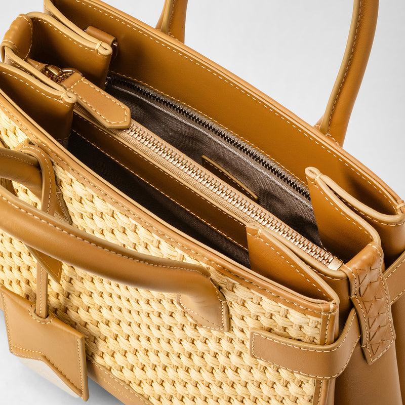Serapian BORSA A MANO MELINÉ IN RAFFIA