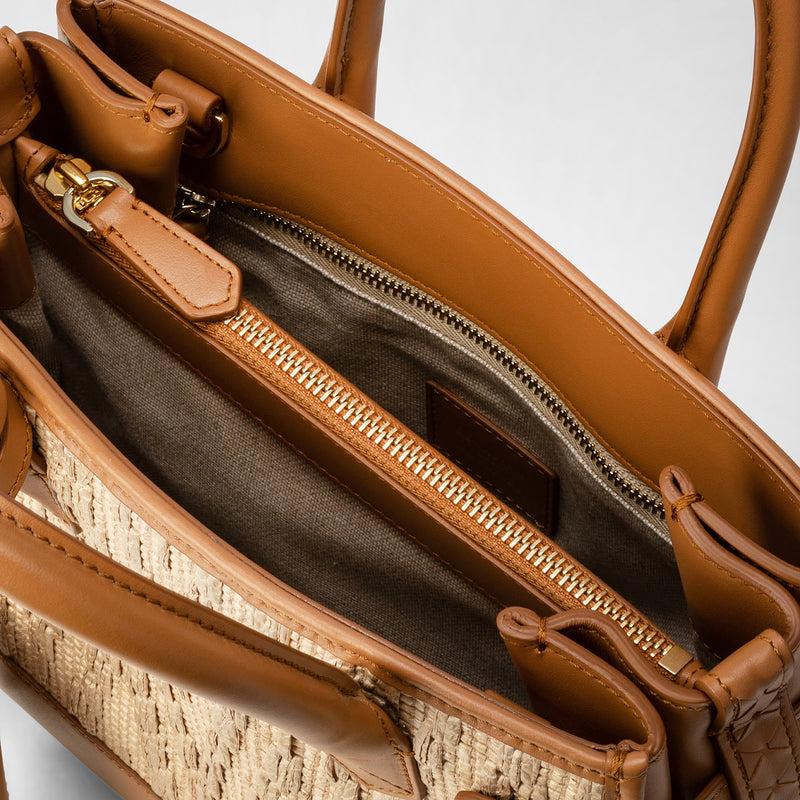 Serapian BORSA A MANO MELINÉ IN RAFFIA