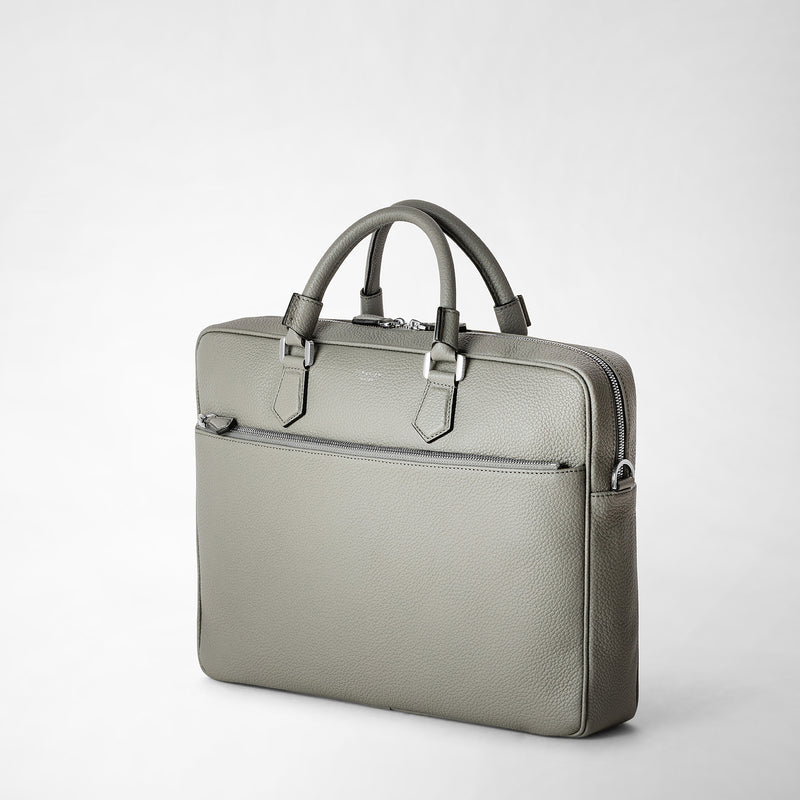 Serapian BORSA BUSINESS SLIM IN PELLE CACHEMIRE