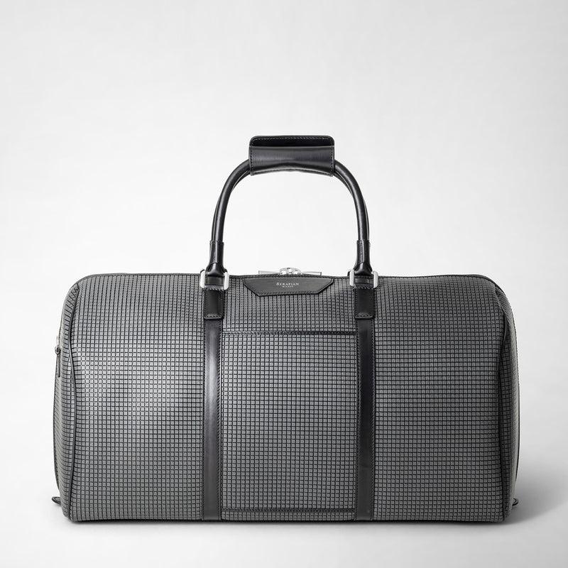 Serapian Borsa Da Viaggio In Stepan Asfalto-nero