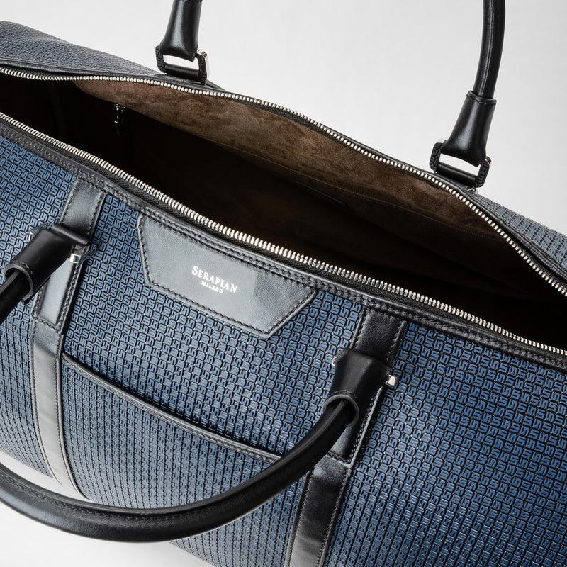 Serapian Borsa Da Viaggio In Stepan Blu Oceano