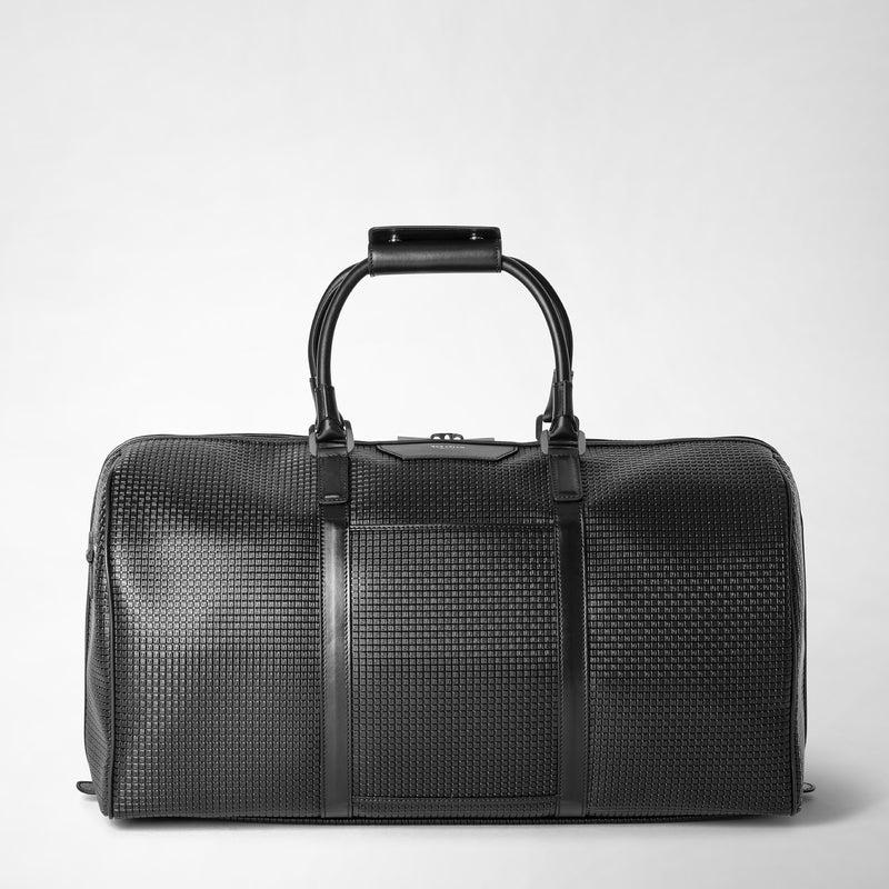 Serapian Borsa Da Viaggio In Stepan Nero-eclissi