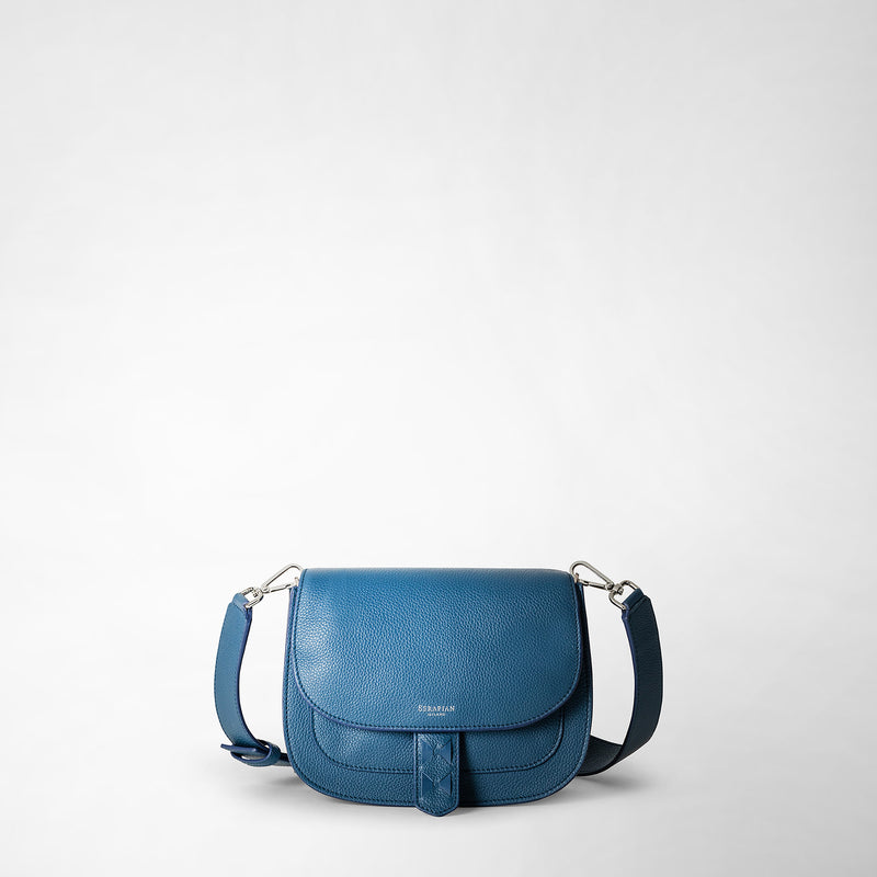 Serapian BORSA LUNA CROSSBODY IN PELLE RUGIADA