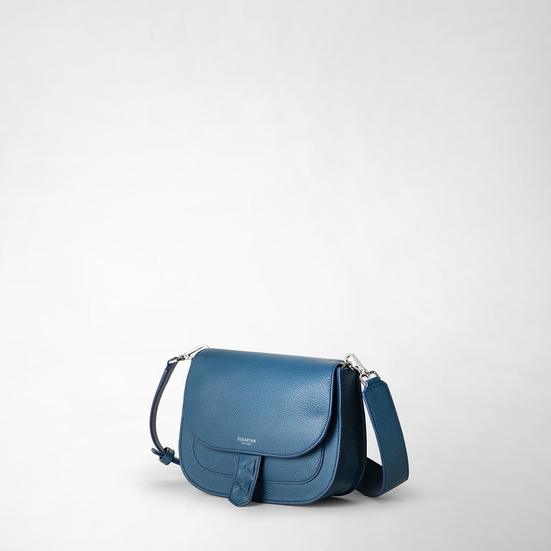 Serapian BORSA LUNA CROSSBODY IN PELLE RUGIADA