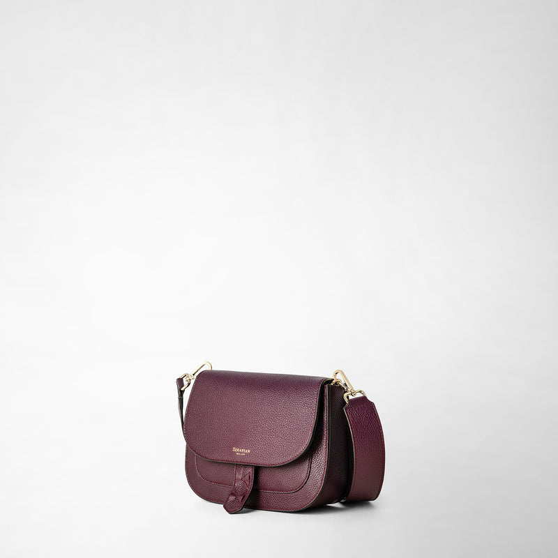 Serapian BORSA LUNA CROSSBODY IN PELLE RUGIADA