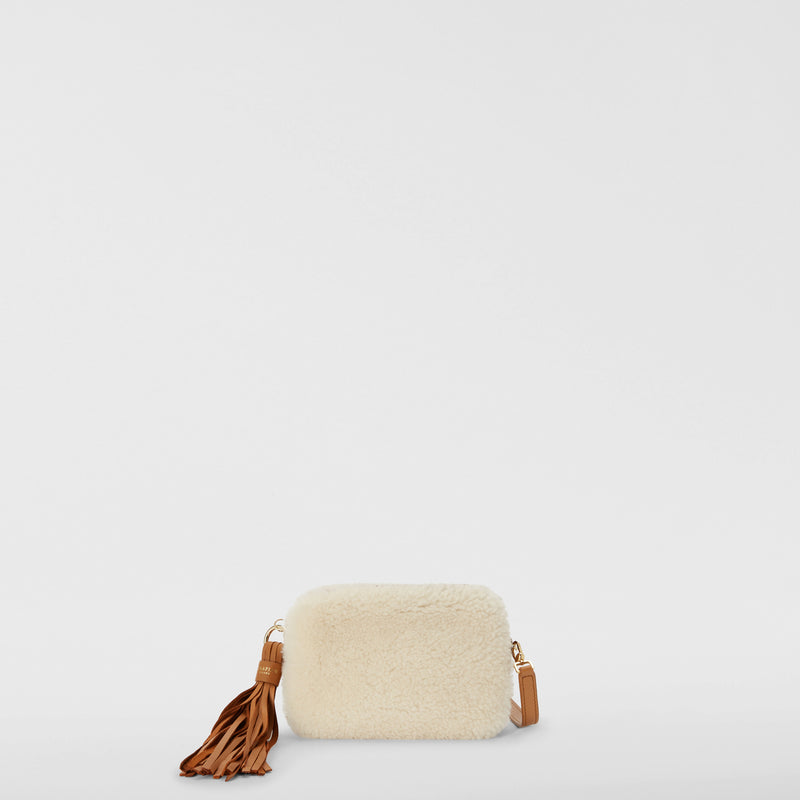 Serapian BORSA MINI IN SHEARLING