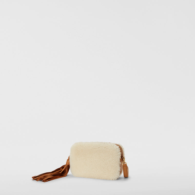 Serapian BORSA MINI IN SHEARLING