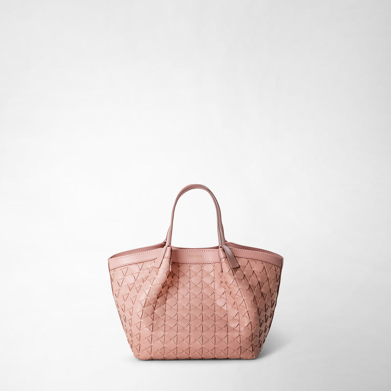 Serapian Borsa Secret Mini In Mosaico Blush