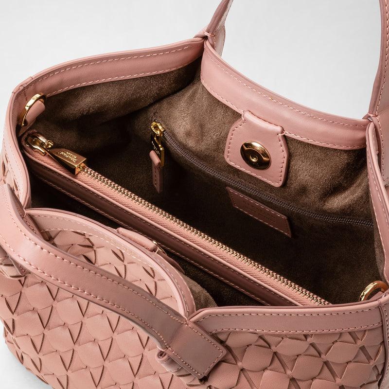 Serapian Borsa Secret Mini In Mosaico Blush