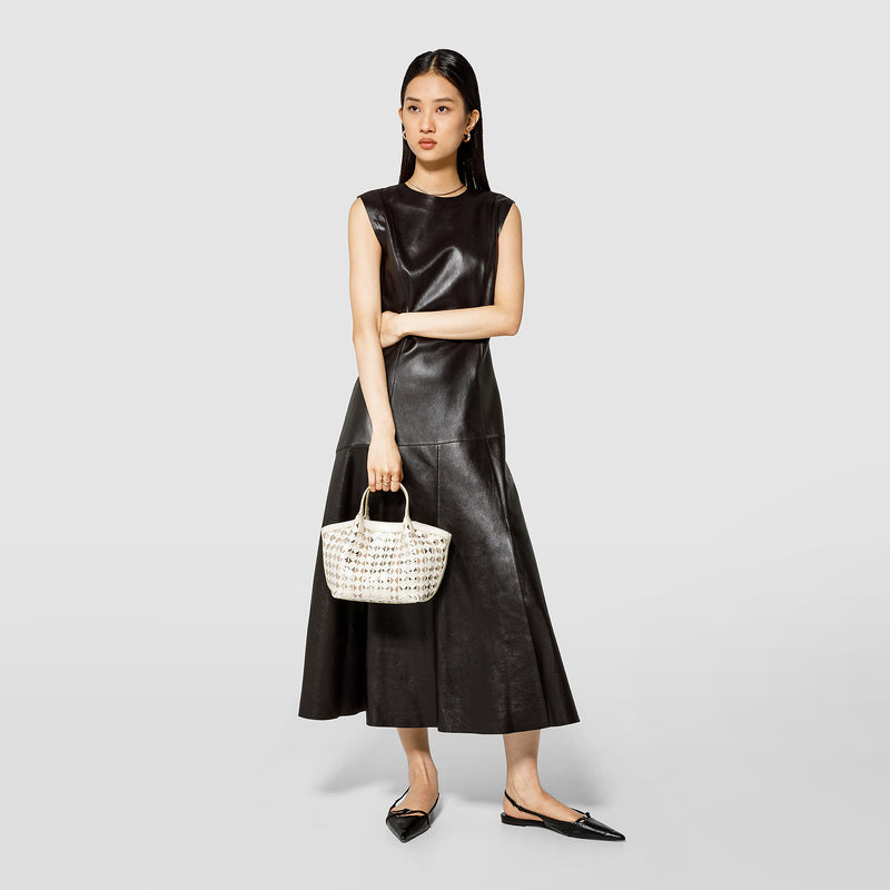 Serapian BORSA SECRET MINI IN MOSAICO ED ELAPHE