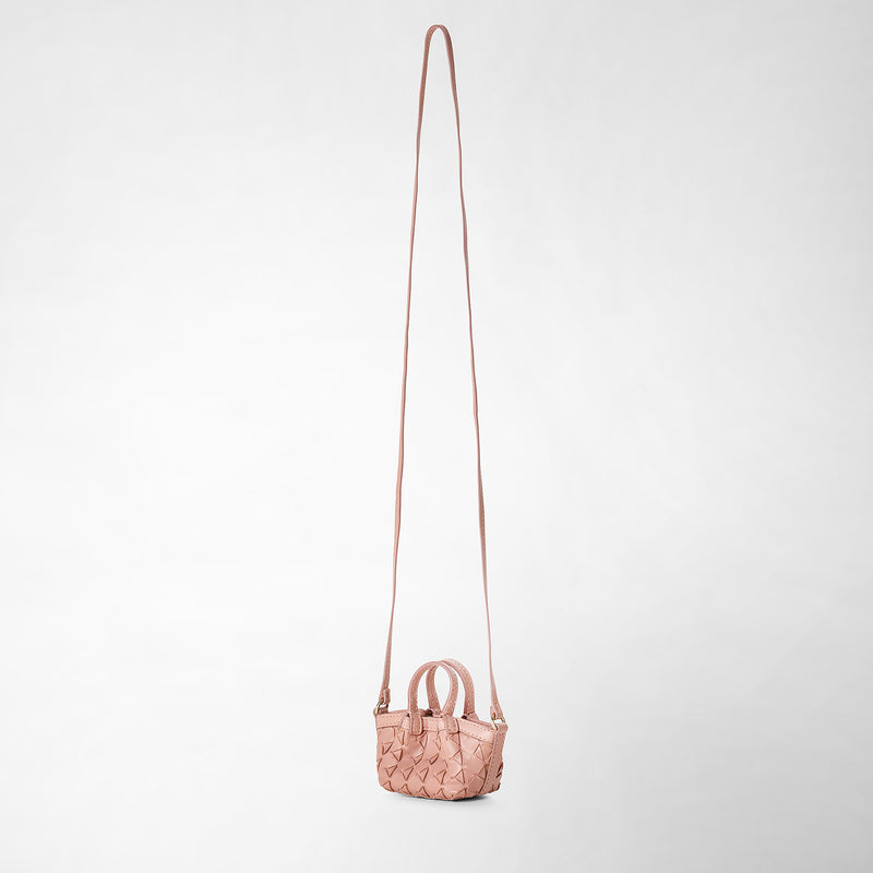 Serapian Borsa Secret Nano In Mosaico Blush