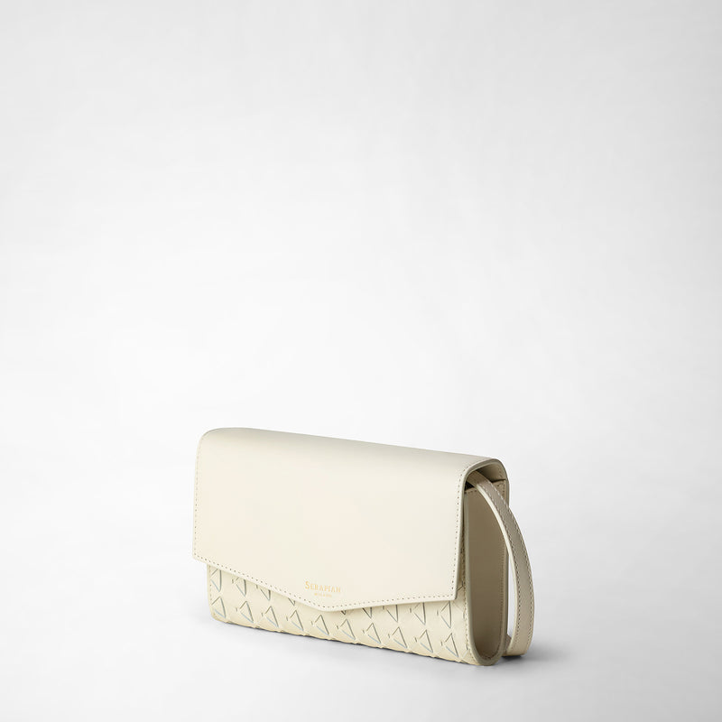 Serapian Clutch Con Tracolla In Mosaico Panna