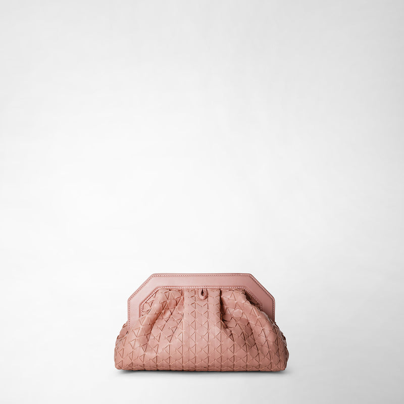 Serapian Clutch Secret In Mosaico Blush