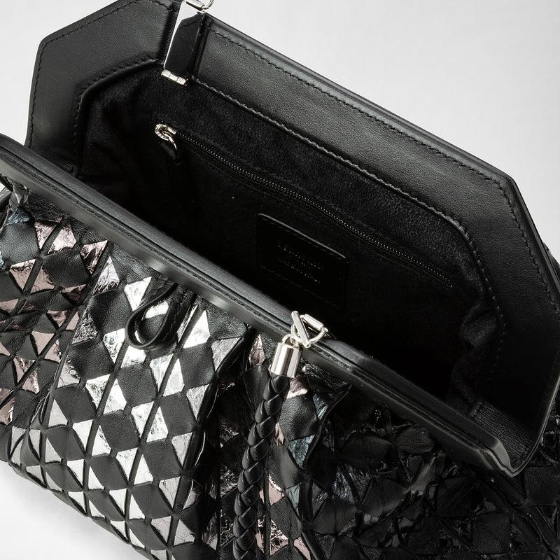 Serapian CLUTCH SECRET IN MOSAICO ED ELAPHE