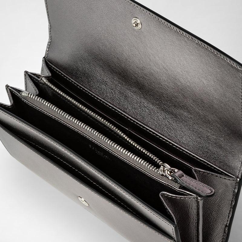 Serapian Continental Wallet In Mosaico Ruthenium