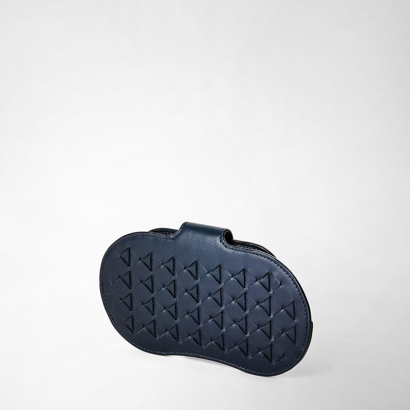 Serapian Glasses Holder In Mosaico Navy Blue