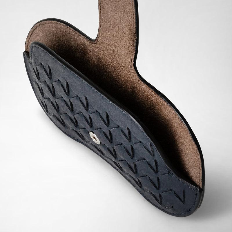 Serapian Glasses Holder In Mosaico Navy Blue