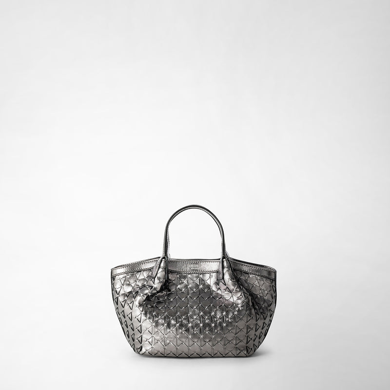 Serapian Mini Secret Bag In Mosaico Ruthenium