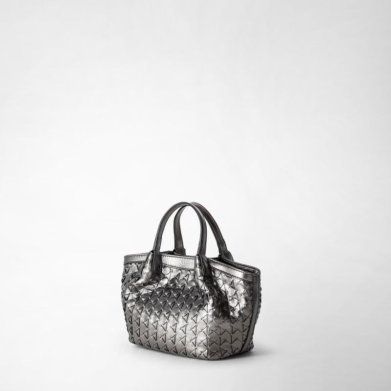 Serapian Mini Secret Bag In Mosaico Ruthenium