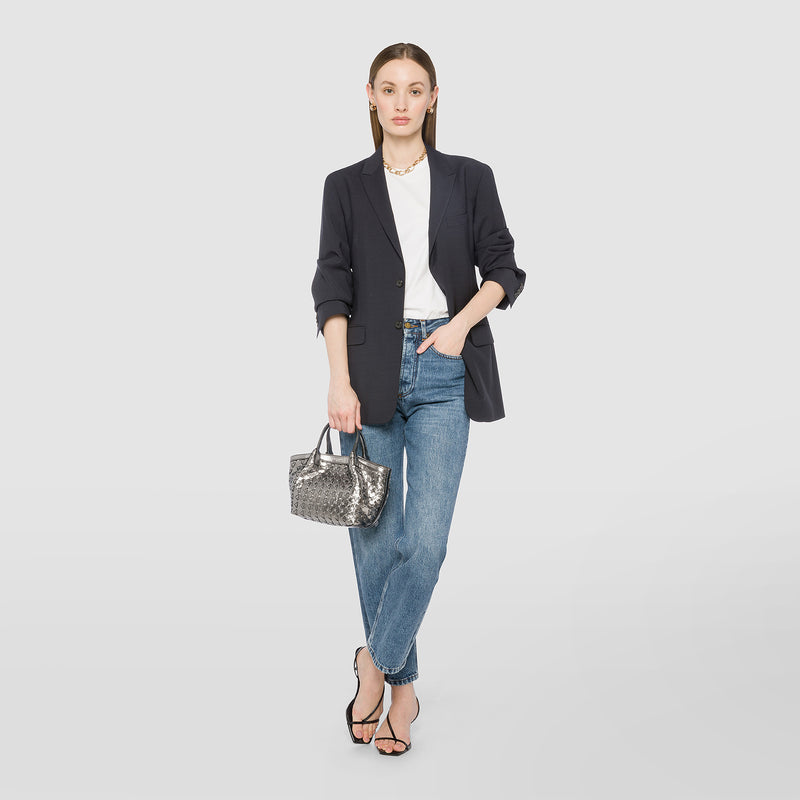 Serapian Mini secret bag in mosaico ruthenium