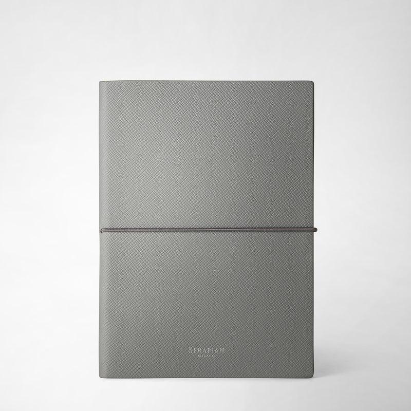 Serapian Notebook in evoluzione leather cement
