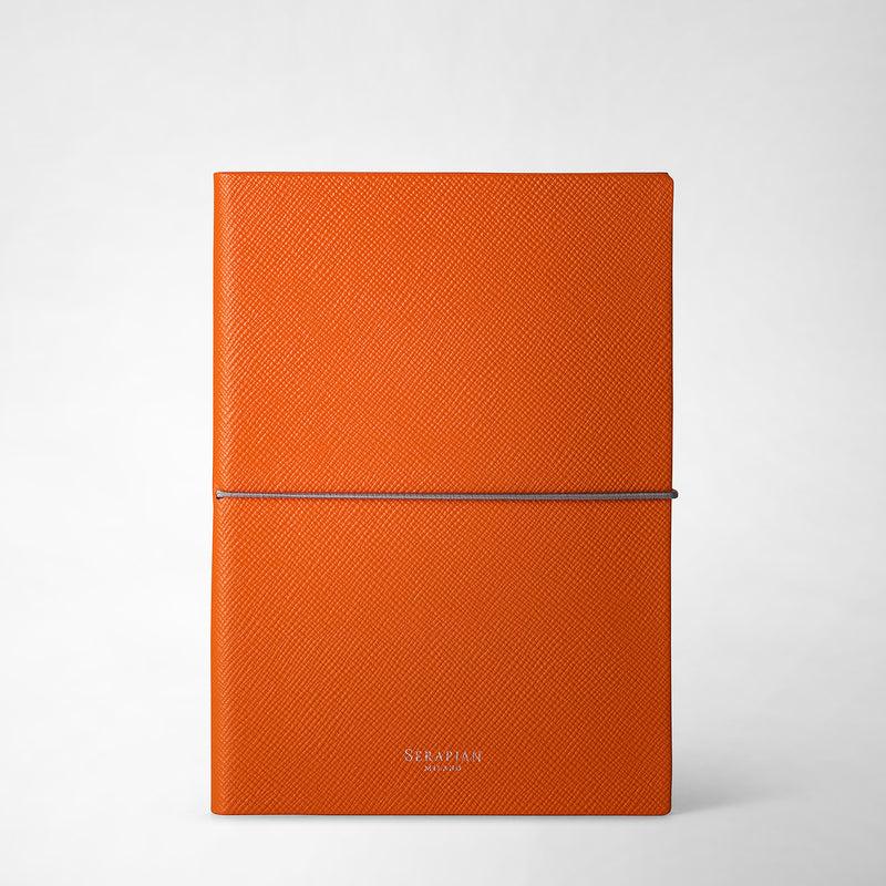 Serapian Notebook in evoluzione leather flame