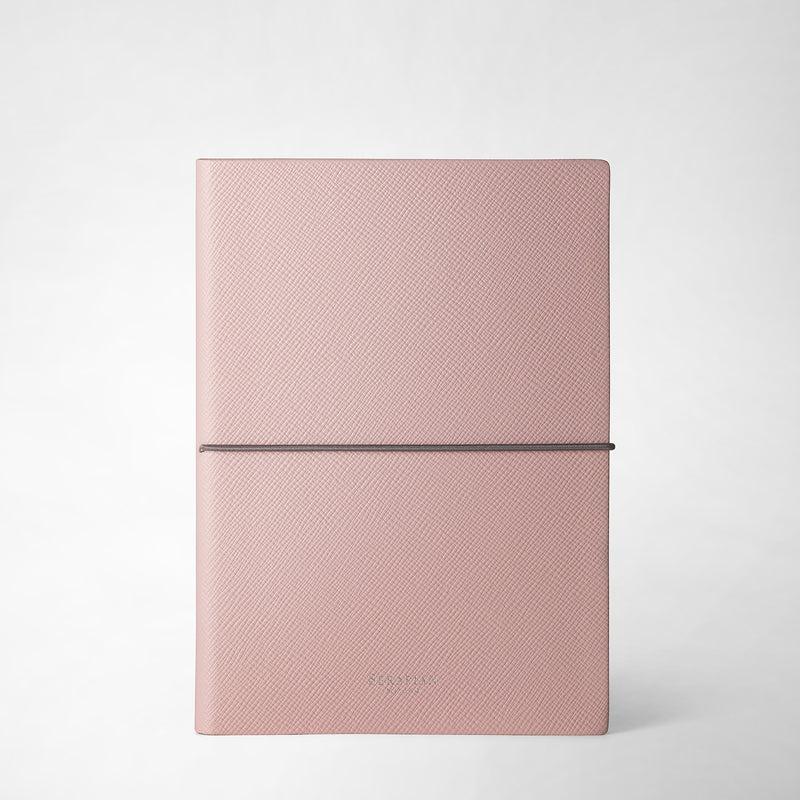 Serapian Notebook in evoluzione leather quartz