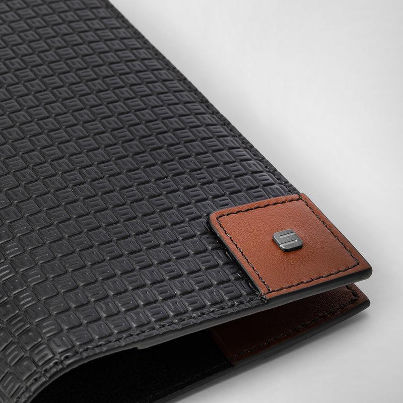 Serapian Passport Holder In Stepan 72 Black Cuoio