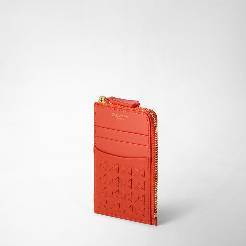 Serapian PORTACARTE CON ZIP IN MOSAICO