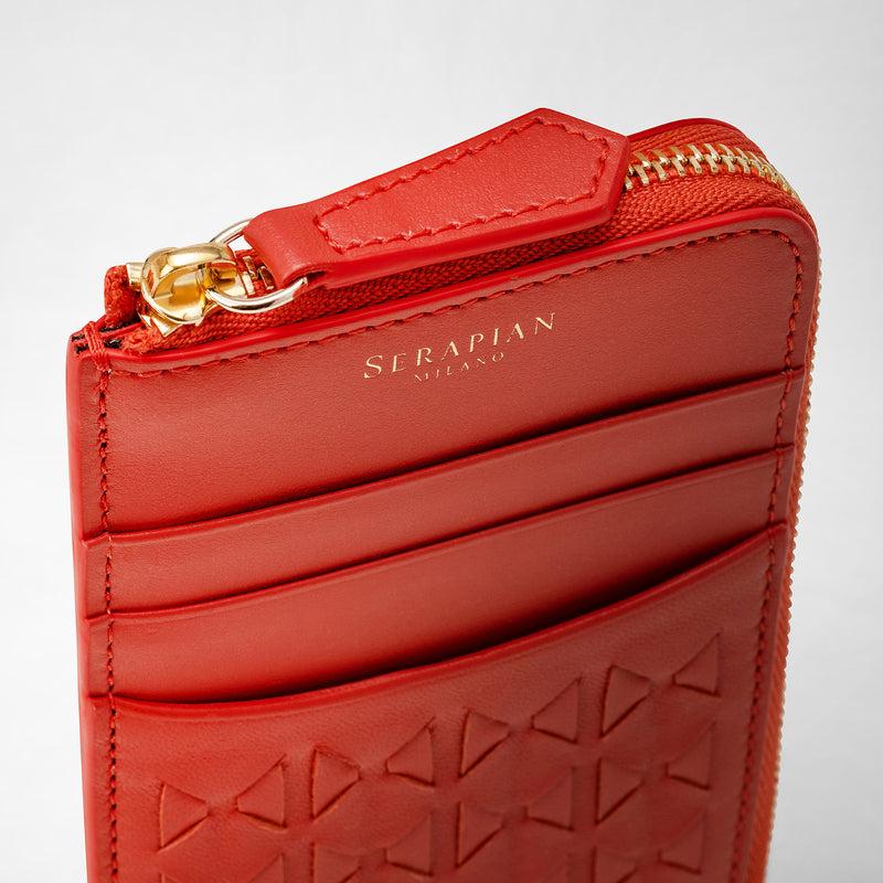 Serapian PORTACARTE CON ZIP IN MOSAICO