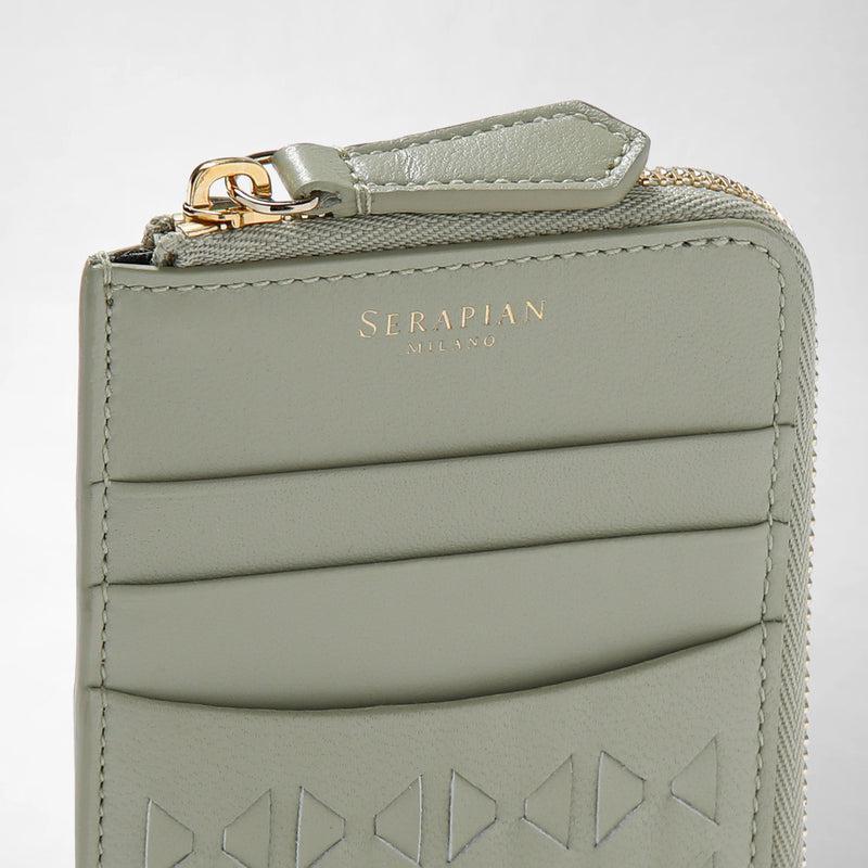 Serapian PORTACARTE CON ZIP IN MOSAICO