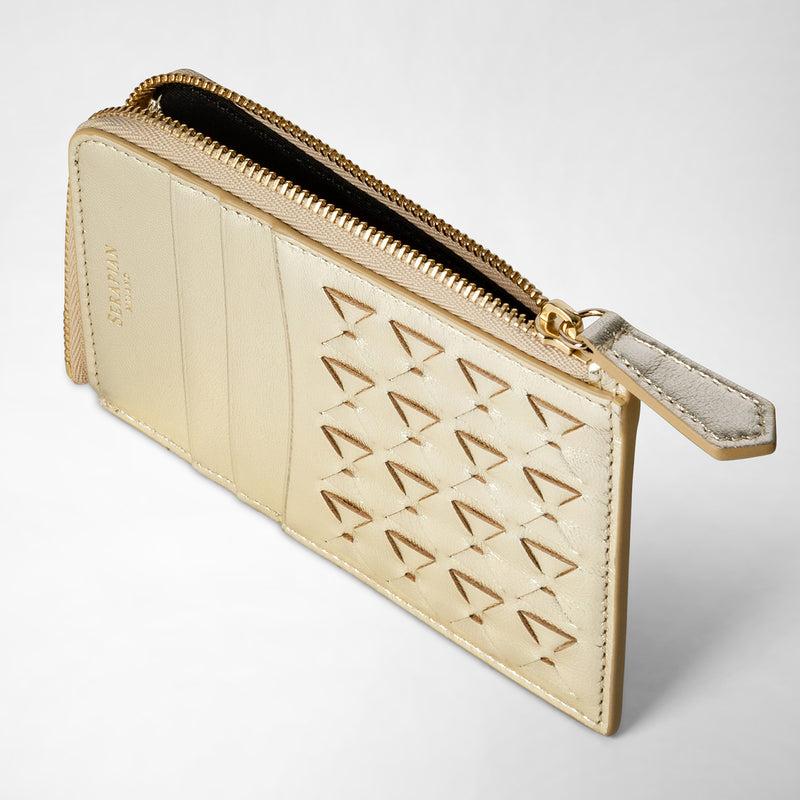 Serapian PORTACARTE CON ZIP IN MOSAICO