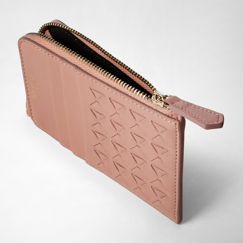 Serapian PORTACARTE CON ZIP IN MOSAICO