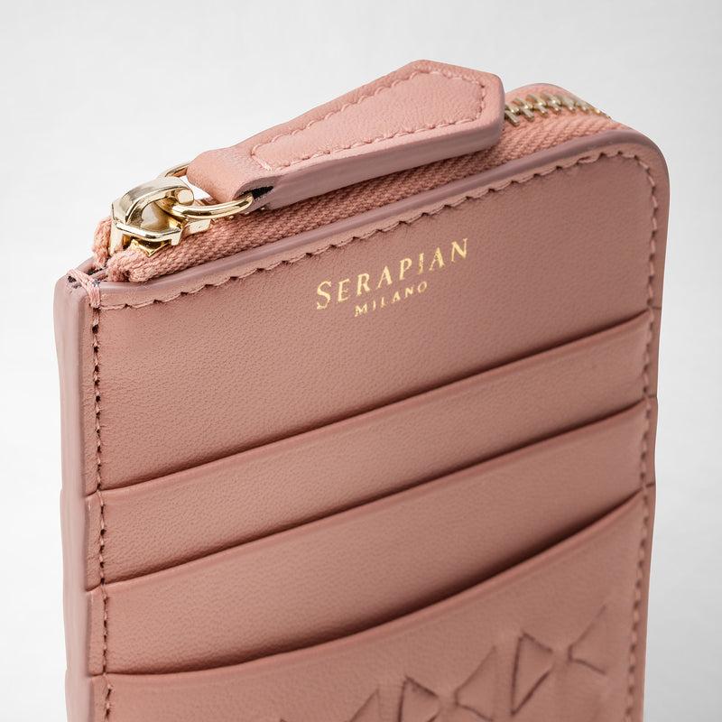 Serapian PORTACARTE CON ZIP IN MOSAICO