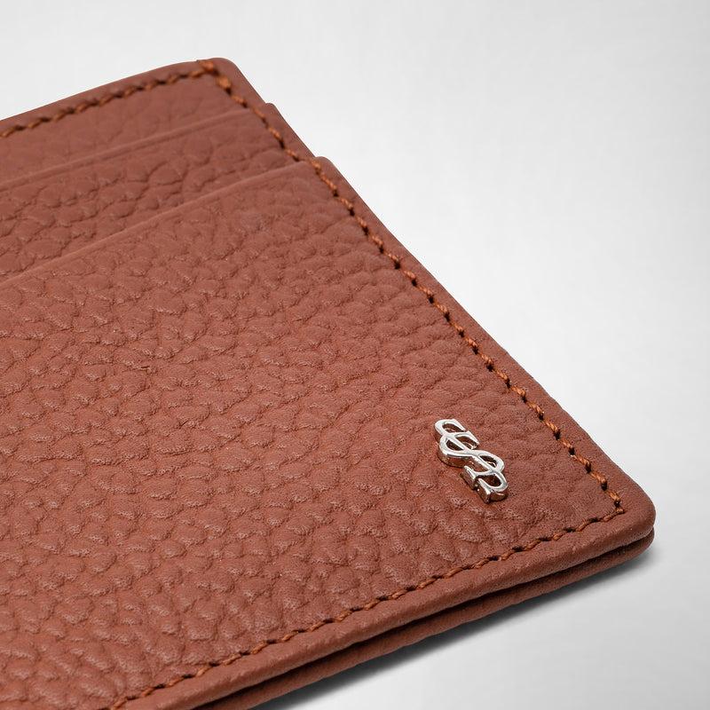 Serapian PORTACARTE PER 4 CARTE IN PELLE CACHEMIRE